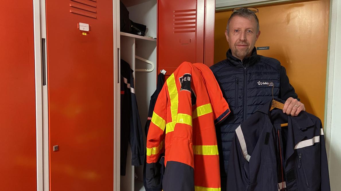 Parka pompier sales haute visibilité